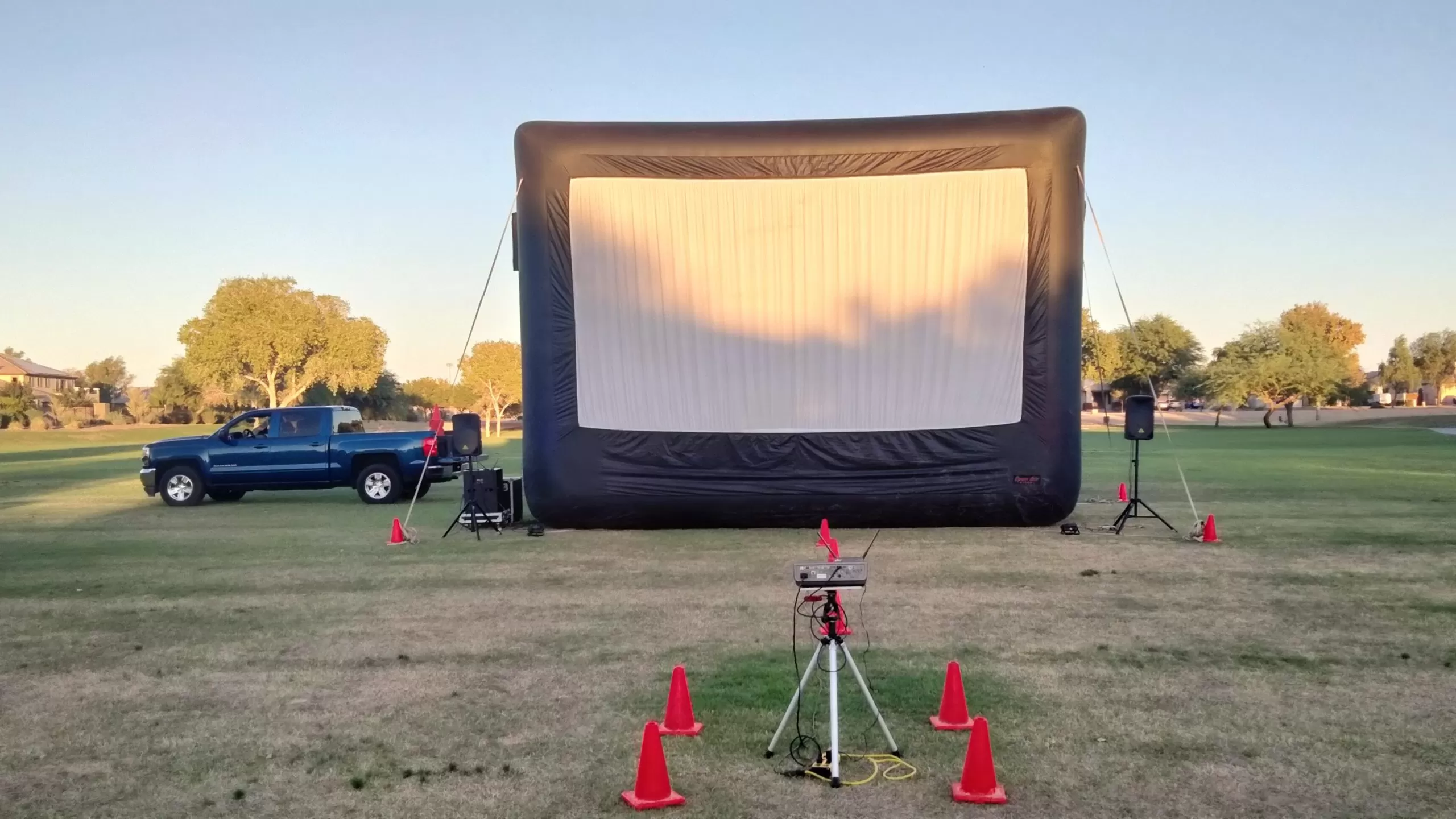 Can You Show a Movie in the Daylight?