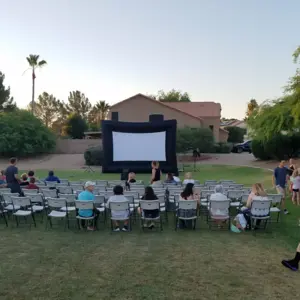 Large 16 foot Movie Screen