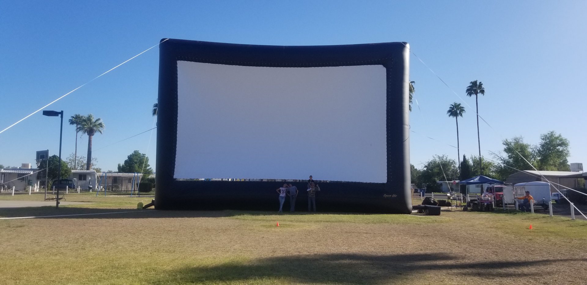 outdoor screens for movies rental