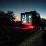 Gold Outdoor Movie Screen