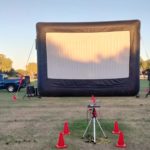 Gold Outdoor Movie Screen Day